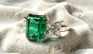 Bague en or 18 carats plaqué or, sertie d'une perle de culture jaune et blanche taille poire, certifiée IGI, bijou vintage tendance avec accents de diamants américains - Product Image 2