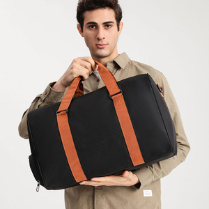 กระเป๋าทรงดัฟเฟิลพับได้ทำจากโพลีเอสเตอร์ผ้าอ๊อกซ์ฟอร์ดกันน้ำสำหรับผู้หญิงความจุมากกระเป๋าเดินทางกีฬาสไตล์ธุรกิจ - Product Image 6