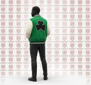 Veste de baseball unisexe personnalisée avec broderie sur le devant, en gros, veste décontractée pour homme, printemps, coton uni, lettreman - Product Image 4