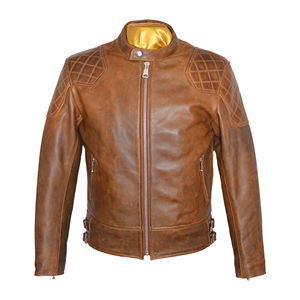Offre Spéciale hommes séchage rapide en cuir moto veste Stand manches régulières grande taille toile hiver mode porter en gros pas cher prix - Product Image 3