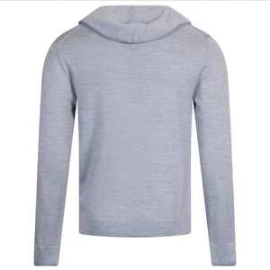 เสื้อฮู้ดกอล์ฟนูนของผู้ชายเสื้อสวมหัวพิมพ์โลโก้แบบกำหนดเองเนื้อผ้ายืดน้ำหนักเบาเนื้อ3D สำหรับกีฬากลางแจ้ง - Product Image 4