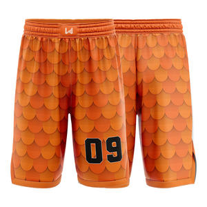 Shorts de basket-ball unisexes personnalisés, respirants, grande taille, antibactériens, séchage rapide, écologiques, vente en gros directe d'usine - Product Image 6