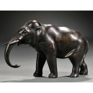 Escultura de elefante de bronce de decoración vintage decoración interior del hogar elefante salvaje africano antiguo estatua personalizada objeto decorativo - Product Image 5