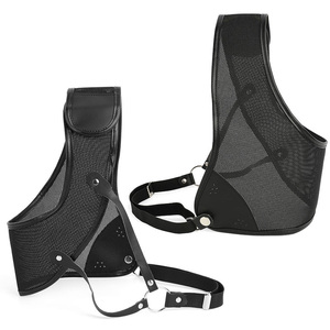 Protector de Pecho Ajustable para Tiro con Arco, Malla de Nailon, Equipo de Protección con Cinturón y Hebillas para Entrenamiento de Tiro con Arco - Product Image 5