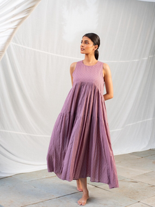 ชุดเดรสแขนสั้นคอวีลึกของผู้หญิงชุดเดรสแม็กซี่เดรสเอวสูงแบบผ่าข้าง - Product Image 5