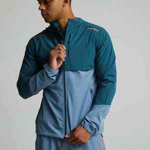 Chaqueta cortavientos de poliéster para hombre, ligera, transpirable, personalizada, con Capucha ajustable para deportes al aire libre - Product Image 3