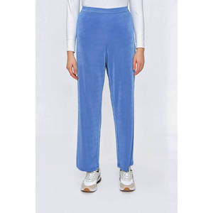 <b>Wool</b> Knitted High Waist Wide Leg Casual Trousers - Product Image 2