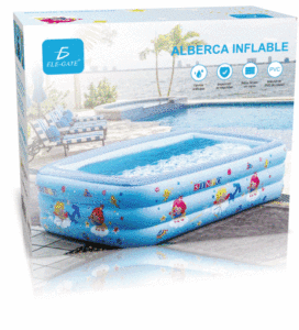 Piscina Gonfiabile Familiare 210*135*55 cm, Categoria Prodotti per Divertimento Acquatico - Product Image 2