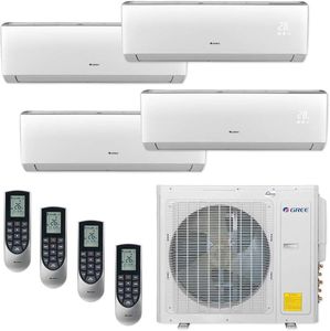 เครื่องปรับอากาศแบบแยกส่วน GREE 12000 บีทียู อินเวอร์เตอร์ ฮีทปั๊ม สำหรับภายในและภายนอกอาคาร ระบบทำความเย็นและความร้อน พร้อมรีโมทคอนโทรลผ่าน WiFi จากฟลอริด้า สหรัฐอเมริกา - Product Image 3