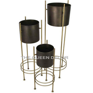 Macetas y macetas de diseño moderno, acabado decorativo para el hogar y la decoración de bodas, macetas de metal al precio más barato - Product Image 3