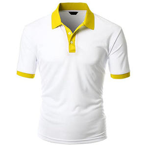 Polo para hombre transpirable de color sólido con logotipo personalizado, nuevo diseño de Venta caliente - Product Image 1