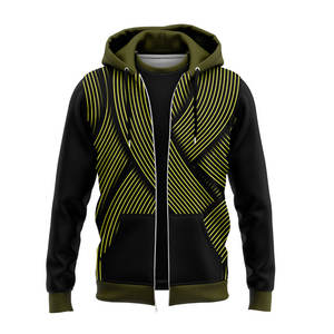 Sweat à capuche zippé en polyester respirant, service de personnalisation OEM, conçu pour un confort tout au long de la journée - Product Image 6