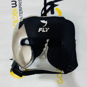 ชุดมวยคุณภาพระดับพรีเมียมชุดหนังแท้สำหรับฝึกซ้อมฝึกซ้อมแบบมืออาชีพชุดถ้วยป้องกันการบินแบบเปิดหน้าและป้องกันการบินสีแดง - Product Image 5