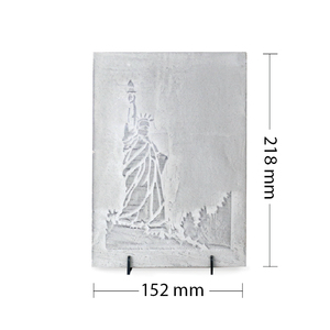 Concrete Texture Art Decor Kit 152x218x4mm DIY Craft Home Wall Art <b>White</b> Mortar Mix Cement - Product Image 1