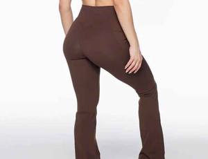 Women's Sports <b>Yoga</b> Set High-Waisted <b>Flare</b> <b>Leggings</b> for Gym & Active Fitness Workouts - Product Image 2