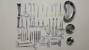 Juego de entrega Juegos básicos de entrega Juego básico normal de entrega D & C Juego de Cesárea de instrumento veterinario quirúrgico - Product Image 3