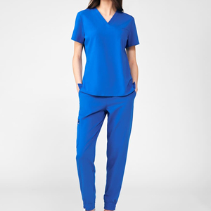 Uniformes hospitaliers gommages médicaux infirmière à manches courtes combinaison de gommage de haute qualité ensemble de costumes médicaux pour femmes - Product Image 1