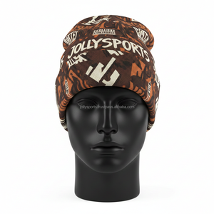 Gorro de Invierno Cálido para Hombre, Tejido de Poliéster y Elastano de Primera Calidad, 200GSM, Ligero, Elástico, Multicolor, con Logotipo Personalizado, Jacquard - Product Image 1