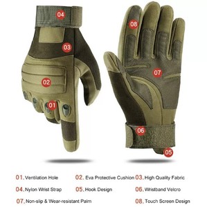 Gants antidérapants respirants flexibles en microfibre à doigts complets Gants de travail de sécurité ignifuges avec fonction anti-vibration - Product Image 4