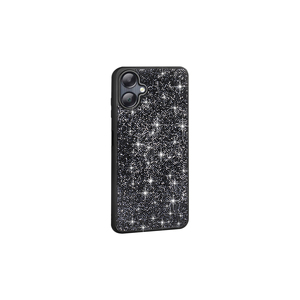 Elegant Grey Luxury Silicone Case Shiny Diamond Rhinestone Design for Samsung for Galaxy A06 7plus 11pro <b>XR</b>-Electroplate Craft - Product Image 3
