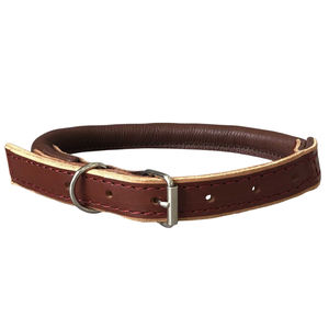 Collar personalizado enrollado hecho a medida Collar de perro con hebilla de cuero Collar ajustable cómodo para mascotas - Product Image 2