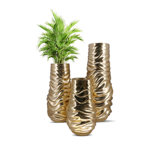 Jarrón de Lujo Martillado, Chapado en Cobre, Hecho a Mano, para Decoración de Mesa de Salón, Nuevo Diseño, Jarrón Decorativo de Metal para Mesa - Product Image 5