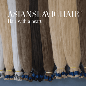 Asianslavichair Virgin Hair Bulk Bundle Hair Human 100% Extensiones de cabello humano virgen sin procesar - Product Image 2