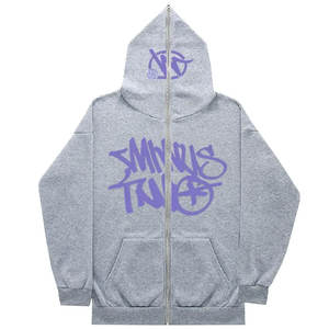 High Quality Full <b>Zip</b> Cotton Hoodie with Custom Logo Winter Best Qual Reasonable Price - Product Image 2