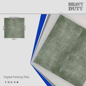 Precio al por mayor, nuevo diseño, 400x400mm, azulejos de estacionamiento de porcelana esmaltada Digital de cerámica, suelo brillante para baño y exteriores - Product Image 1