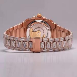 Reloj Mecánico Analógico ETA de Lujo Antiguo para Hombre, Correa de Acero Inoxidable de 20 mm de Ancho, Personalizado, Alta Calidad, con Cristales VVS - Product Image 2