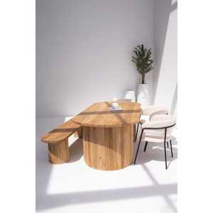 Mesa de comedor de madera de mango Katerina - Product Image 3