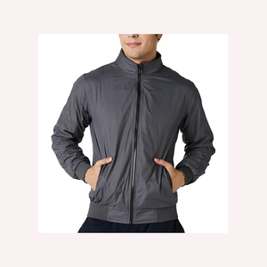 Chaqueta moderna de poliéster y algodón para hombre, ligera, transpirable, para exteriores, cálida chaqueta de poliéster y algodón al por mayor - Product Image 4