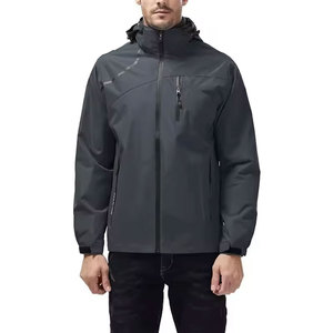 Chaqueta Softshell de Alta Calidad con Logotipo Personalizado, Cuello Alto, para Hombre, Otoño/Invierno, Resistente al Viento, Transpirable y Ecológica, Ropa Exterior Informal - Product Image 4