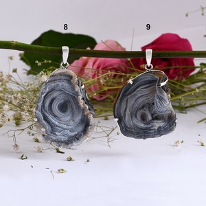 Colgante de Gema Natural para mujer, de oro amarillo y Plata de Ley 925, joyería hecha a mano - Product Image 6