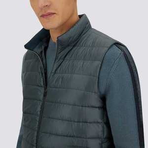 Gilet coupe-vent léger de luxe pour homme de haute qualité, sans manches, chaud, avec caractéristiques de gilet et de veste sans manches - Product Image 4
