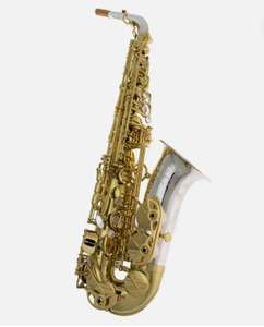 Nouveau saxophone alto FAV Original plaqué argent. - Product Image 1