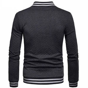 แจ็กเก็ตเลตเตอร์แมนสำหรับผู้ชายแขนเสื้อหนังปักลายโลโก้ตามสั่งสำหรับฤดูหนาว - Product Image 2