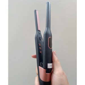 เครื่องหนีบผมไฟฟ้าแบนแบบมืออาชีพ,ที่ม้วนผมเคลือบเซรามิกเหล็กเทคโนโลยีใหม่ขายส่ง - Product Image 1