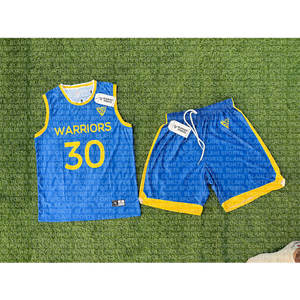 ชุดฝึกซ้อมบาสเกตบอลชาย เสื้อเจอร์ซีย์ทันสมัย แห้งเร็ว พิมพ์ลายได้ตามต้องการ โพลีเอสเตอร์ 100% ป้องกันแบคทีเรีย สำหรับผู้ชาย - Product Image 1