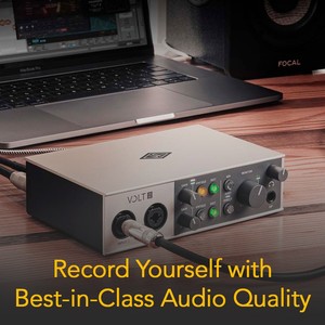 Interface audio USB portable, mixeur d'enregistrement pour ordinateur portable, studio, production musicale - Product Image 1