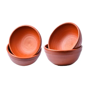 Best Quality Europe Trending Clay Made Serving Round <b>Bowl</b> Natural <b>Color</b> Pedicure <b>Bowl</b> for Kitchen & Wedding Decoration in Bulk - Product Image 2