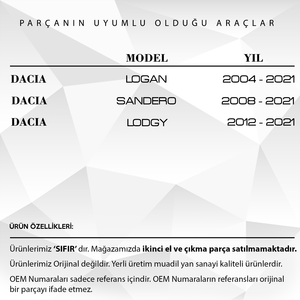 Kit de réparation de pneu d'angle pour Dacia Logan, Sandero, Lodgy - Product Image 2