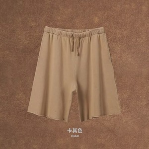 Short de fitness minimaliste gris anthracite foncé pour homme avec design sans couture tissu technique doux poches internes cachées - Product Image 2