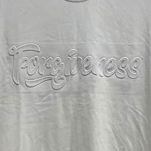 Venta al por mayor de peso pesado 100% algodón de lona de los hombres de cuello redondo de manga corta Camiseta personalizada Regular Fit sólido transpirable 3D carta - Product Image 3