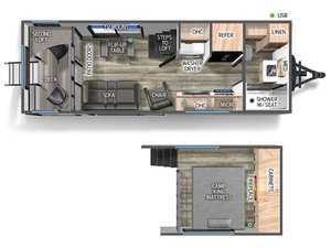 Nuevo 2025 F-o-r-e-s-t R-i-v-e-r Campsite R-e-s-e-r-v-e 16SW - Product Image 2