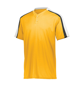 เสื้อเบสบอลพรีเมียม OEM ระดับโปร ผ้าโพลีเอสเตอร์ซับเหงื่อ กระดุมสามเม็ด เสื้อกีฬา โลโก้ปัก ผลิตเร็ว - Product Image 2