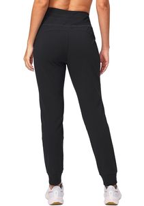 Pantalones de chándal para correr de algodón transpirable de peso pesado para mujer, pantalones de chándal cálidos de invierno de cintura alta con Logo, ropa de calle, estilo informal - Product Image 4