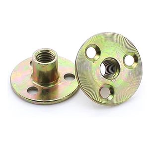 Bride d'écrou en T galvanisée à trois trous Installation facile Nickel Plaqué Passivé Poli Meubles en acier au carbone Mining - Product Image 4