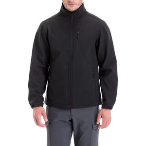 Veste Softshell pour homme imperméable sur mesure en gros, veste d'extérieur sur mesure pour homme, Softshell avec logo brodé, veste coupe-vent - Product Image 2