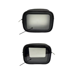 Bolsas de cosméticos de viaje Simili al por mayor 2024 con logotipo personalizado con cremallera - Product Image 4